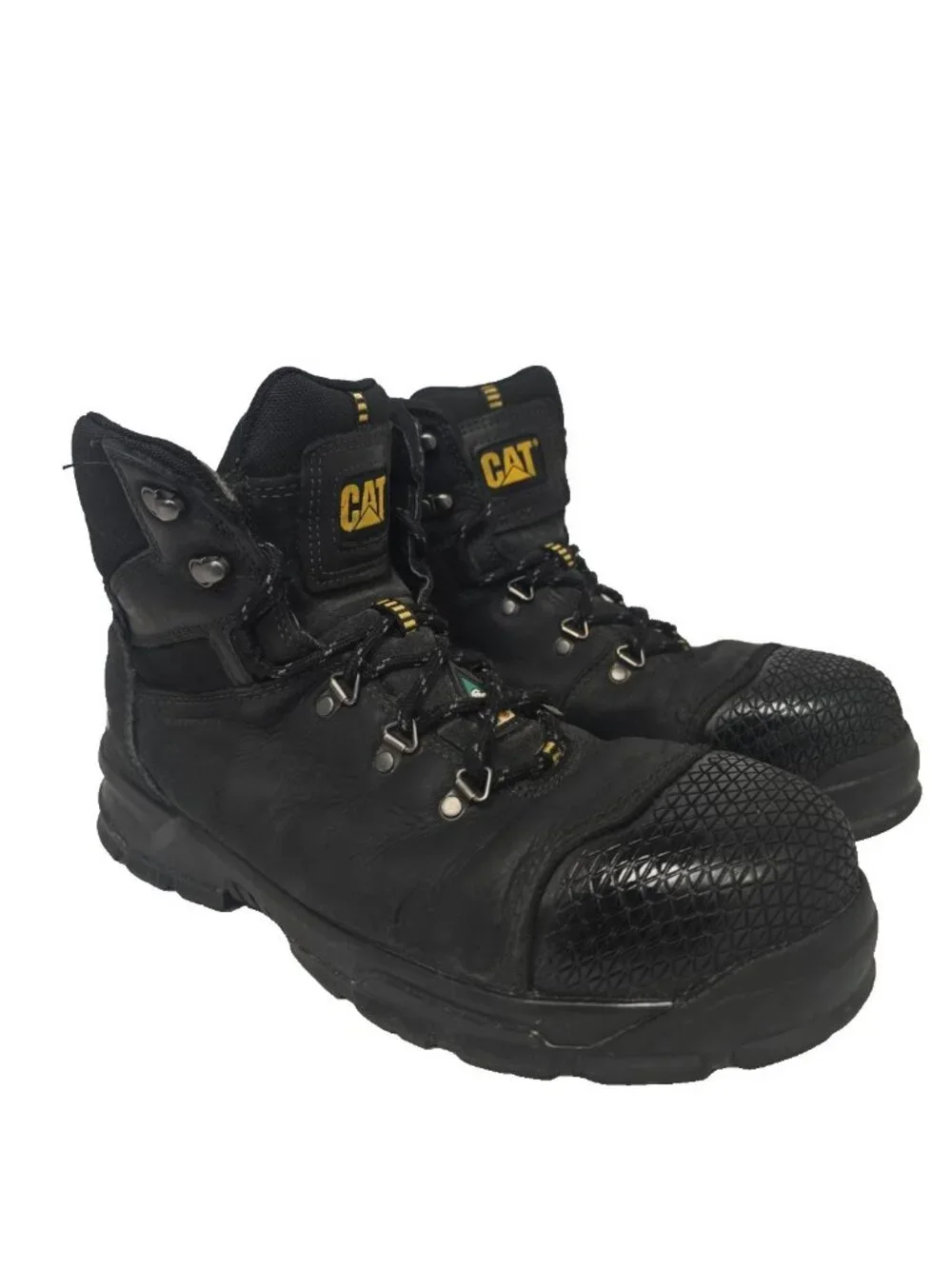 Caterpillar Men's Accomplice WP Steel Toe CSA Work Boots P725173 Black Size 11W